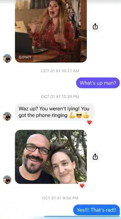 Client testimonial