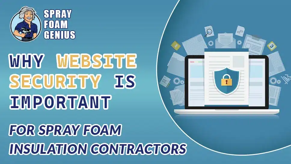 Why Website Security is Crucial for Spray Foam Insulation Contractors