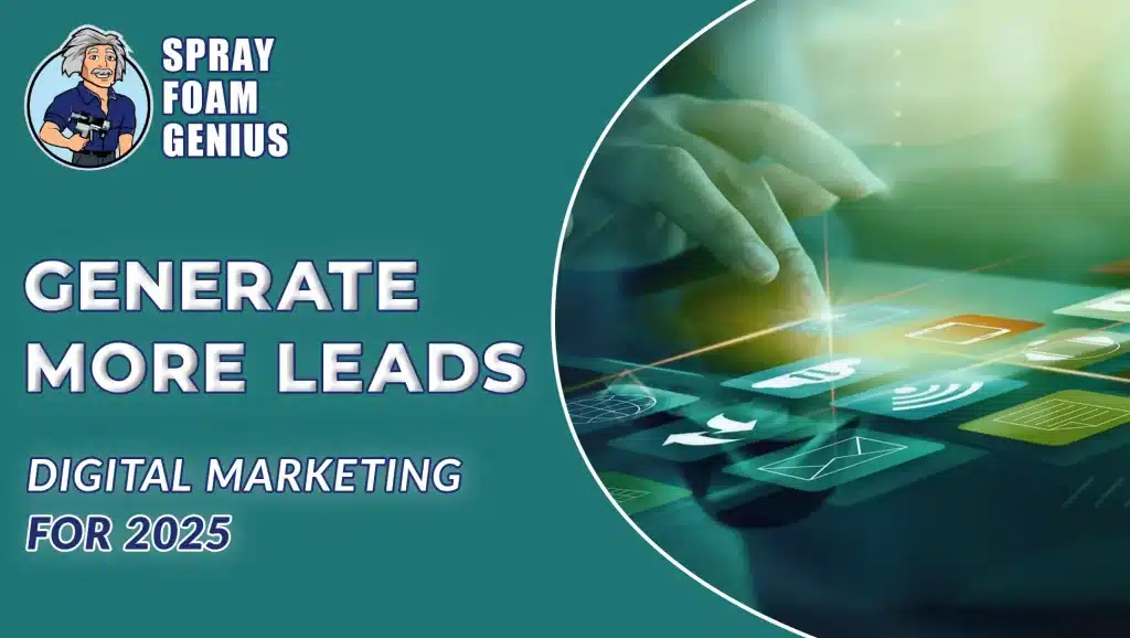 Effective Digital Marketing Strategies to Help Spray Foam Contractors Generate More Leads in 2025