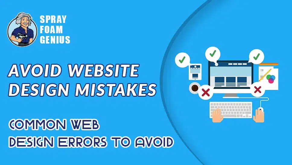 Common Mistakes to Avoid in Spray Foam Contractor Website Design