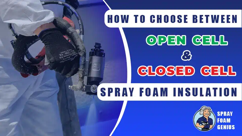 How to Choose Between Open Cell and Closed Cell Spray Foam Insulation