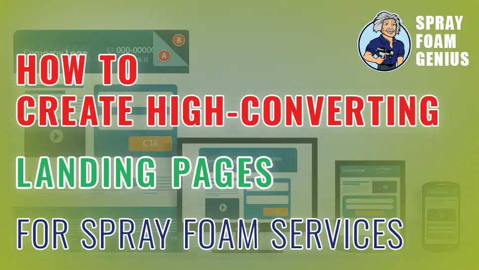 How to Create High-Converting Landing Pages for Spray Foam Insulation Services