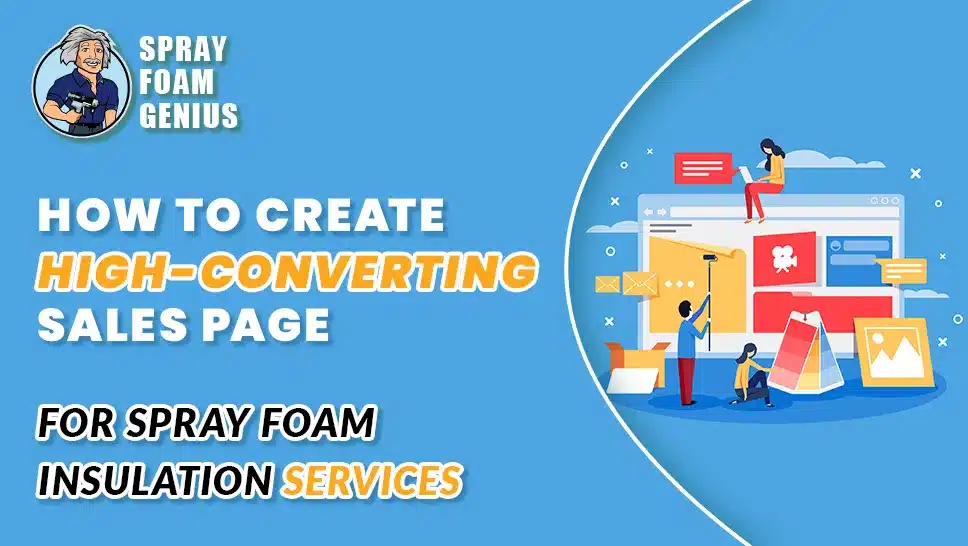How to Create a High-Converting Sales Page for Spray Foam Insulation Services