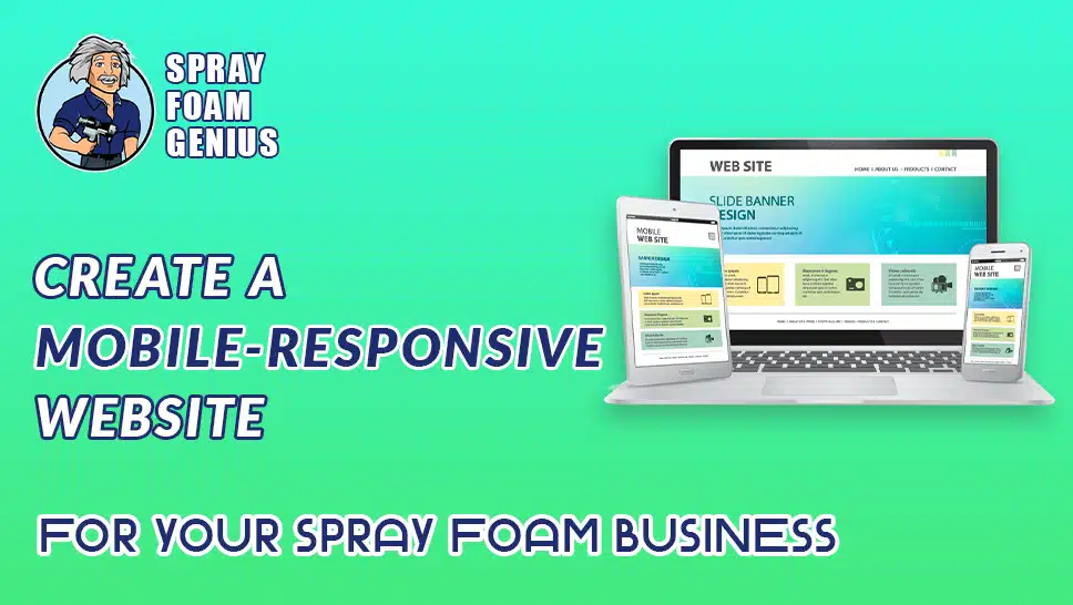 How to Create a Mobile-Responsive Website for Your Spray Foam Business