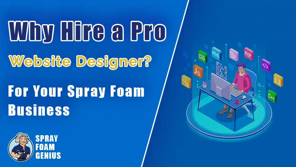 The Benefits of Using a Professional Website Designer for Your Spray Foam Business