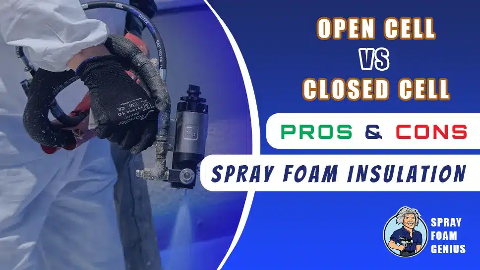 The Pros and Cons of Open Cell vs. Closed Cell Spray Foam Insulation
