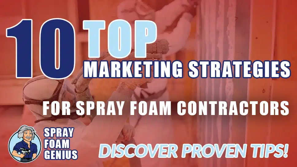 Top 10 Marketing Strategies for Spray Foam Contractors