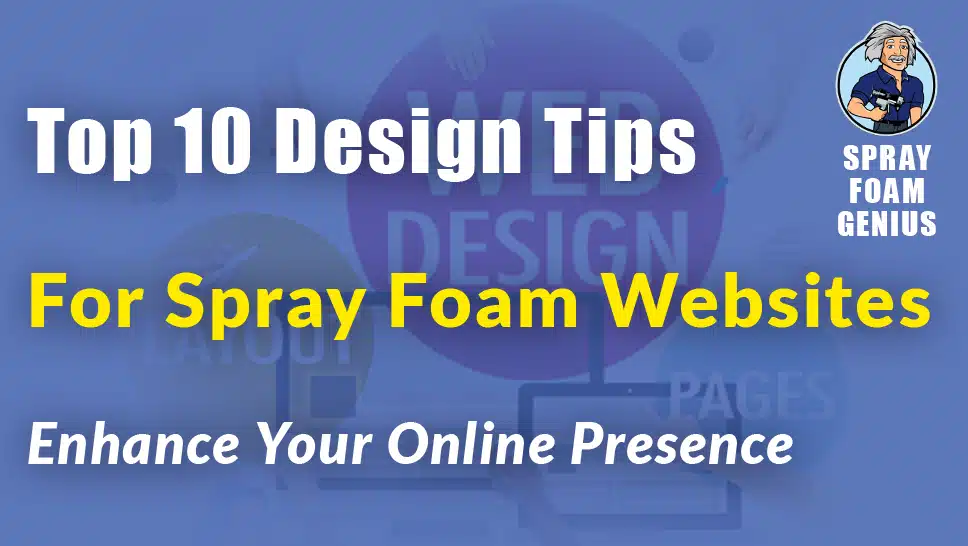 Top 10 Website Design Tips for Spray Foam Contractors