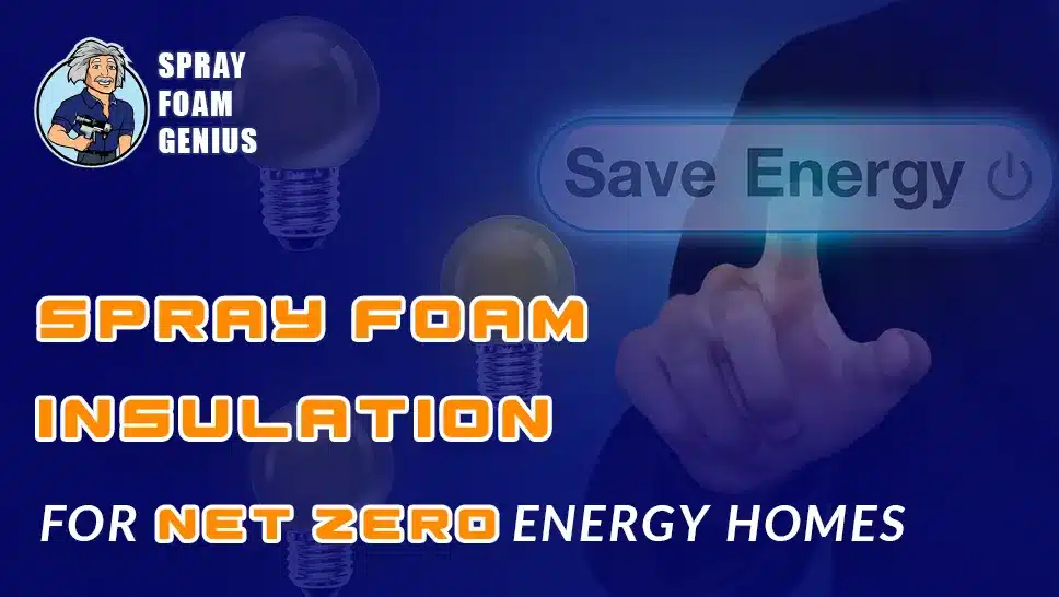 How Spray Foam Insulation Supports Net Zero Energy Homes