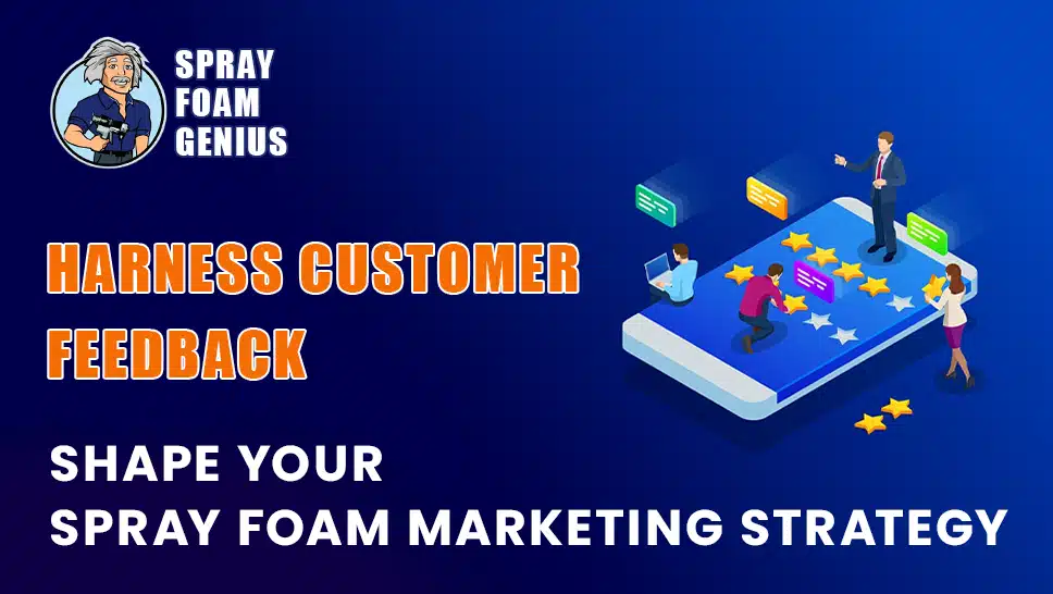 The Role of Customer Feedback in Shaping Your Spray Foam Insulation Marketing Strategy