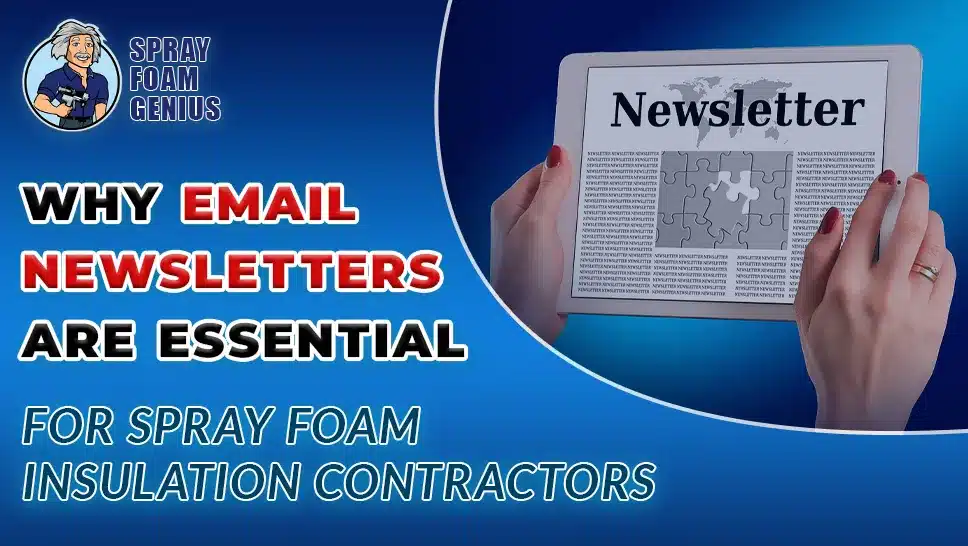 Why Email Newsletters Are Essential for Spray Foam Insulation Contractors