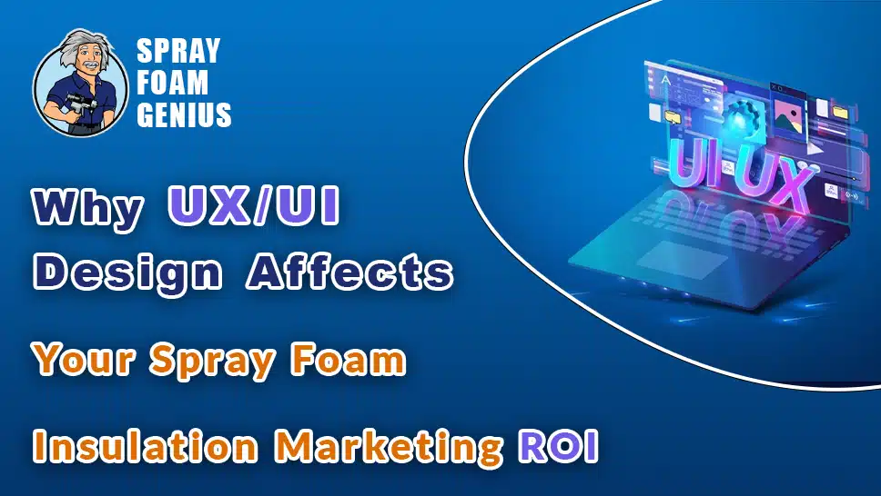 Why UX UI Design Affects Your Spray Foam Insulation Marketing ROI