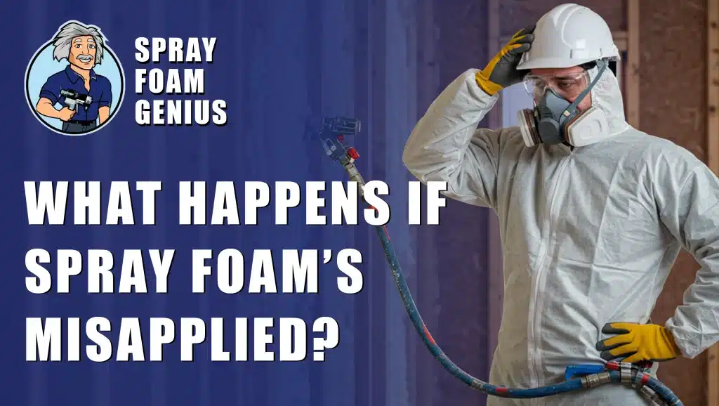 What Happens If Spray Foam Is Installed Incorrectly? (Repair & Risk Guide)