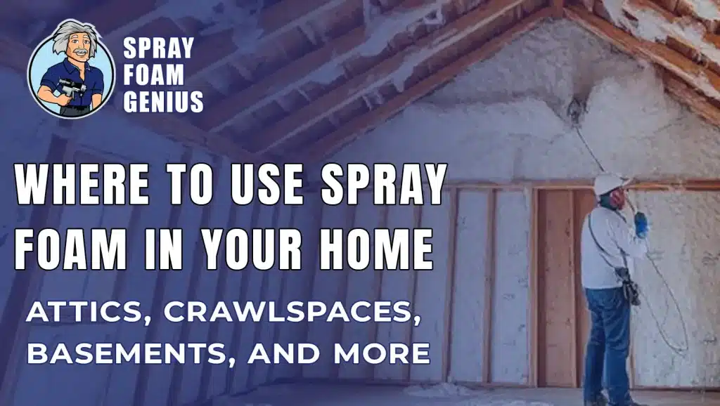 Where to Use Spray Foam in a Home: Attics, Crawlspaces, Basements, and More
