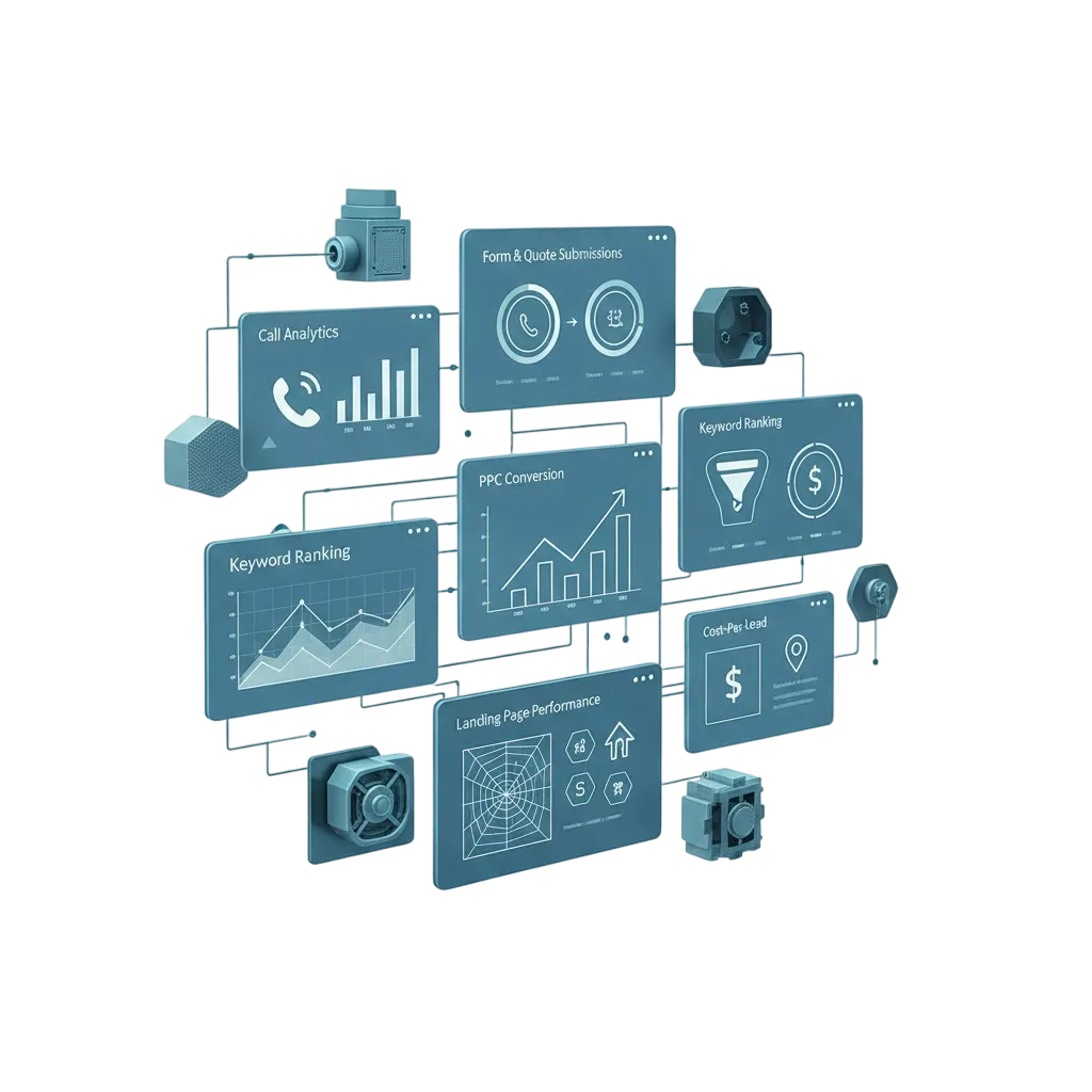 Analytics Tracking Monthly Reporting Metal Insulation Contractors