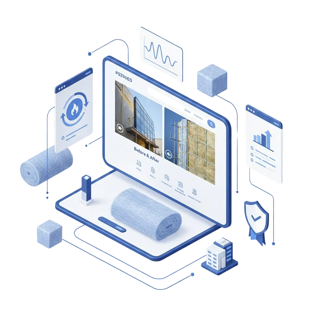 Website Design for Mineral Wool Insulation Companies-Cellulose Insulation Contractors