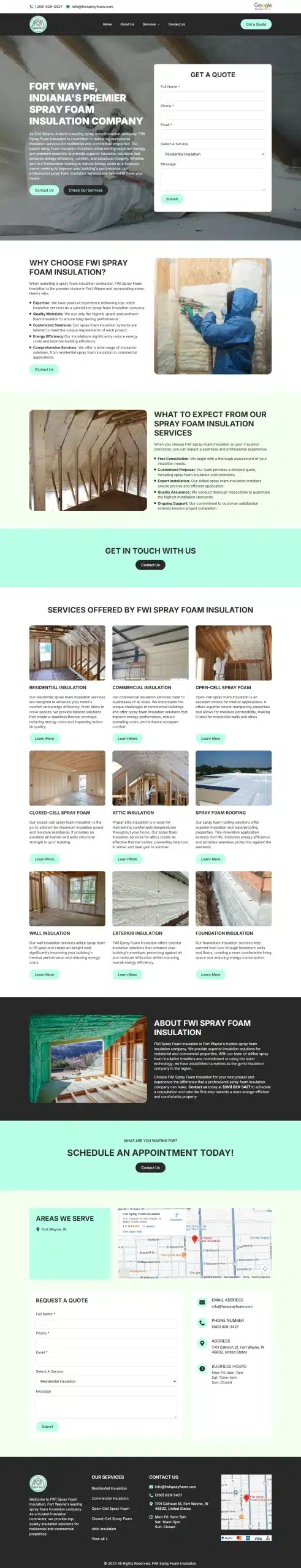 FWI Spray Foam Insulation