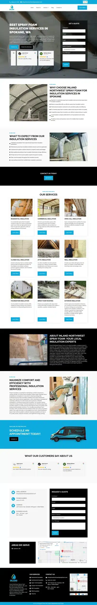 Inland Northwest Spray Foam Insulation