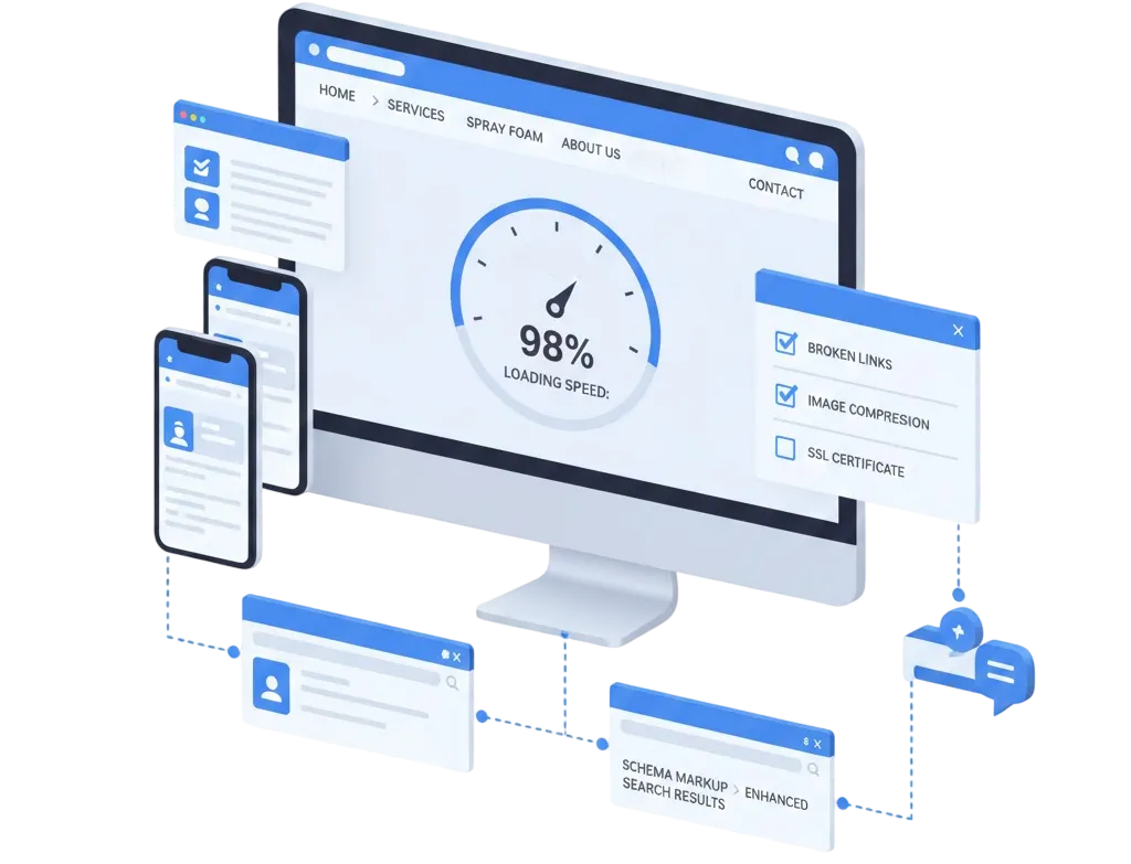 Our Complete SEO Strategy for Spray Foam Businesses 1