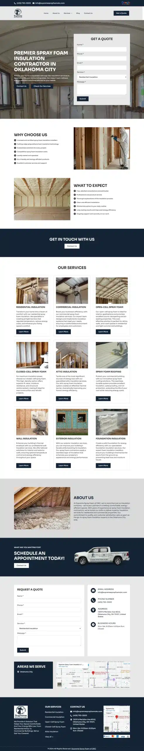 Supreme Spray Foam Insulation of OKC