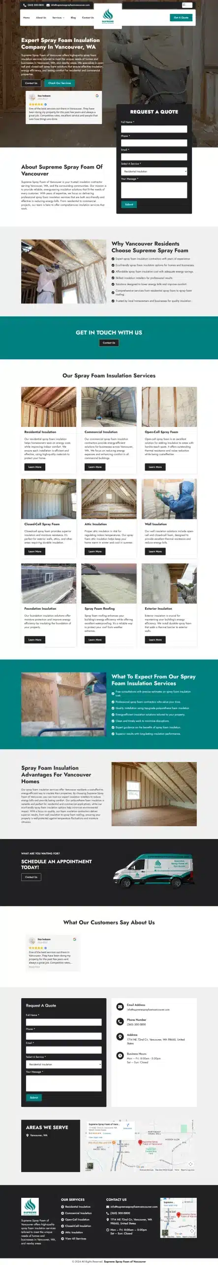 Supreme Spray Foam of Vancouver