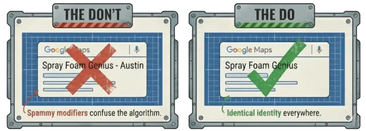 Keeping Your Name and Category Consistent 1