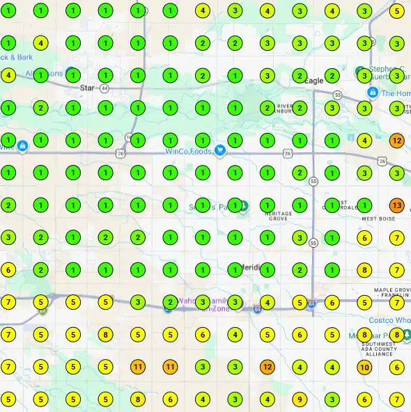 after heatmap