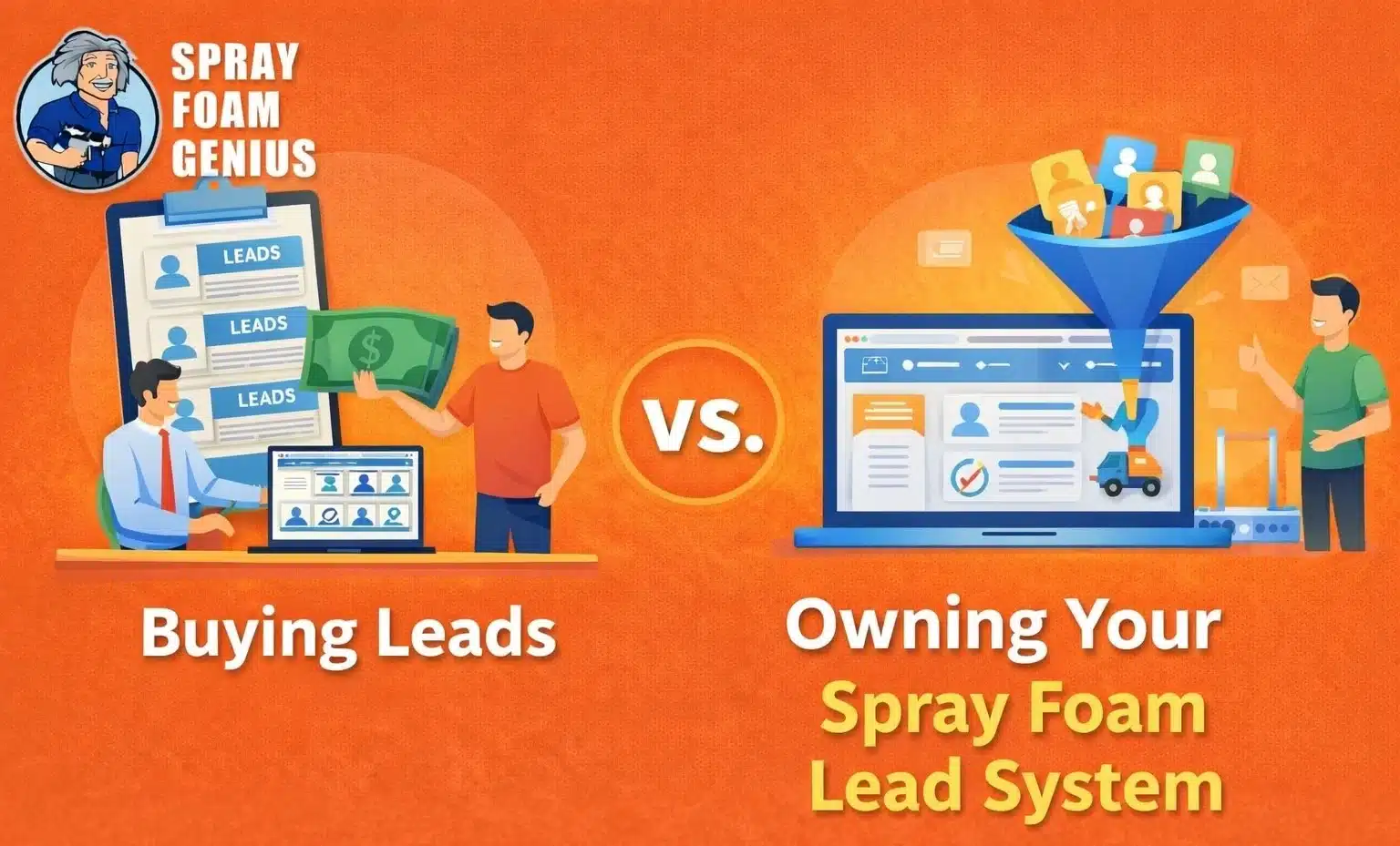 Buying Leads vs Building Your Own Lead System for Spray Foam Companies 1