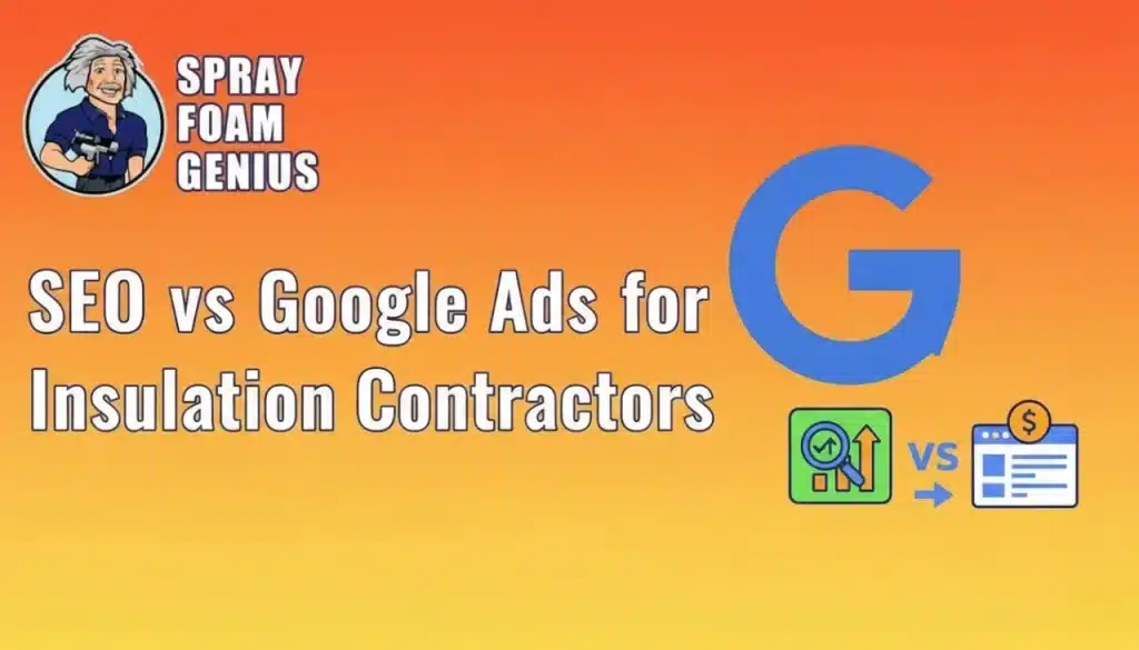 SEO vs Google Ads for Insulation Contractors Which Gets More Jobs