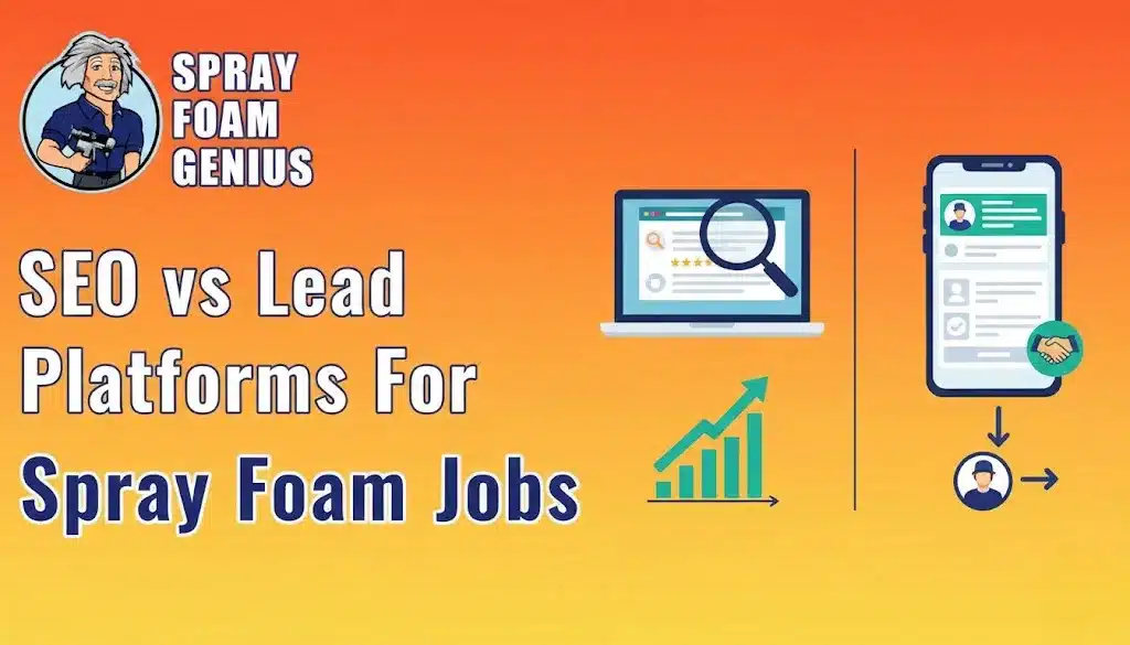 SEO vs HomeAdvisor vs Angi for Spray Foam Leads
