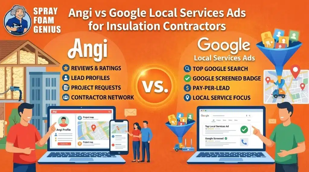 Angi vs Google Local Services Ads for Insulation Contractors What&rsquo;s Actually Worth It