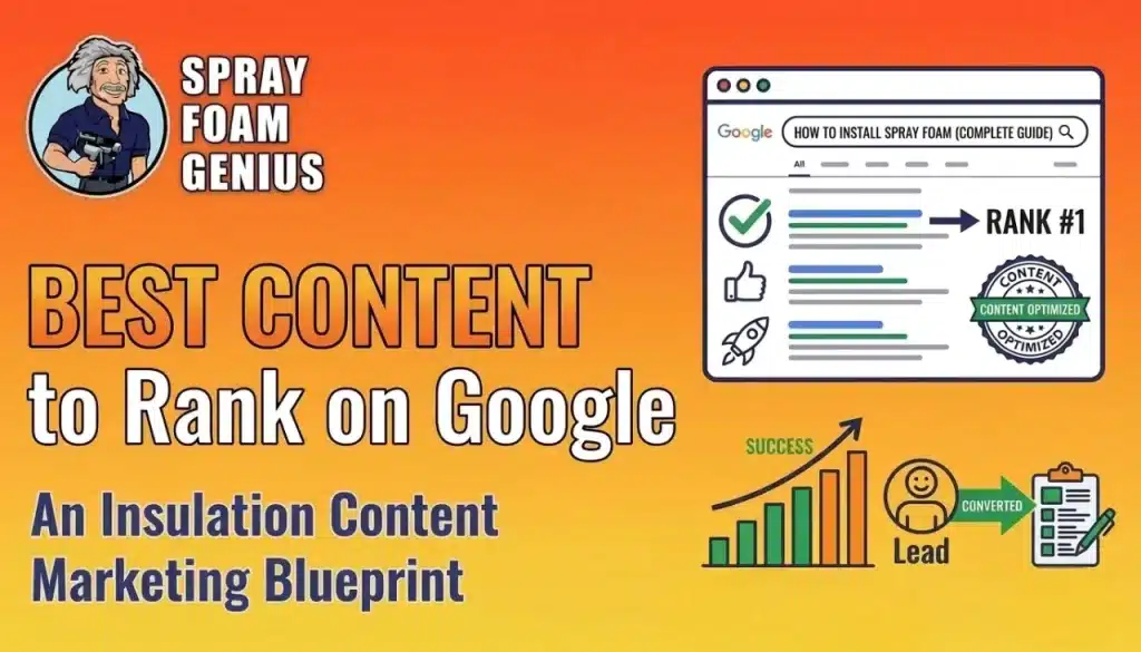 Best Content Topics for Spray Foam Insulation Companies to Rank on Google