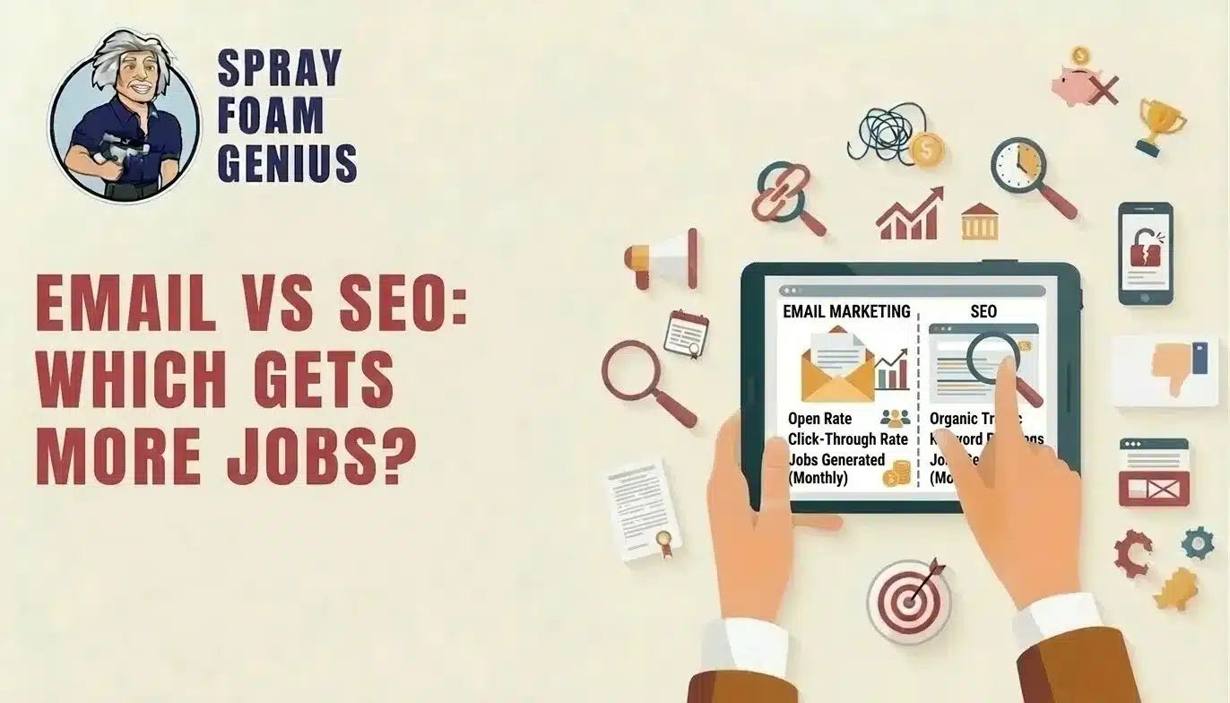 Email Marketing vs SEO for Insulation Contractors What Gets More Jobs