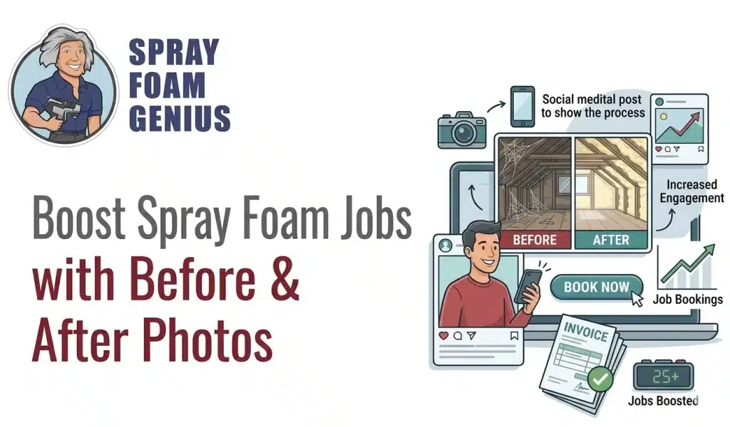 How to Get More Spray Foam Jobs Using Before and After Photos Online