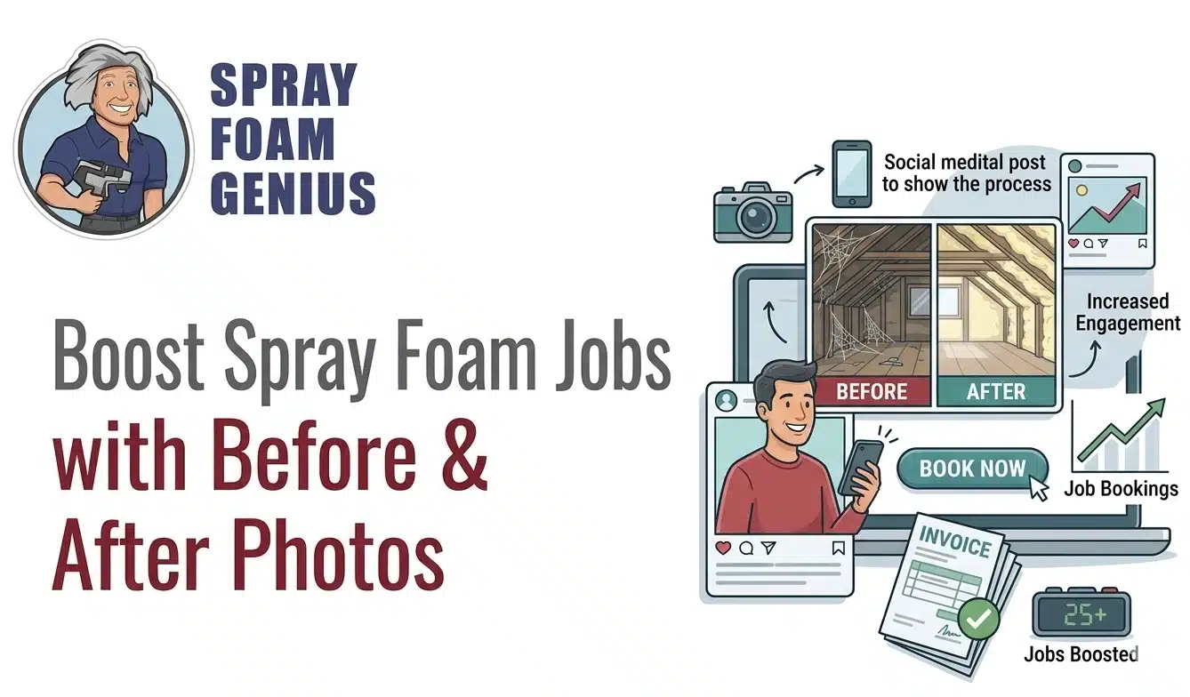 How to Get More Spray Foam Jobs Using Before and After Photos Online