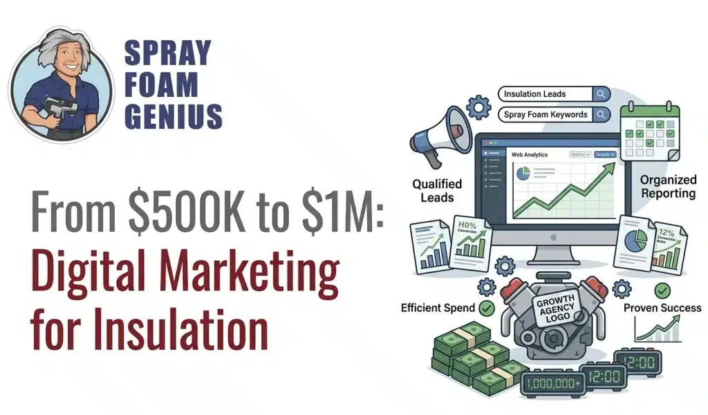 How to Take Your Insulation Company From $500K to $1M Using Digital Marketing