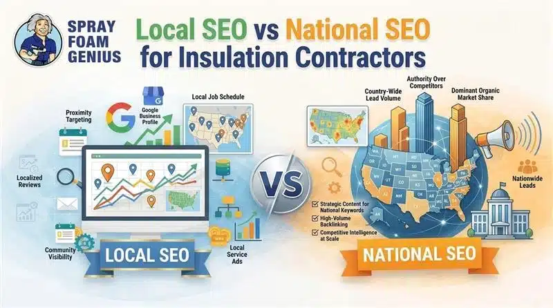 Local SEO vs National SEO for Insulation Contractors Which Should You Focus On