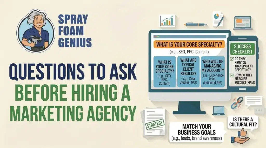 Questions to Ask Before Hiring a Marketing Agency for Your Insulation Company