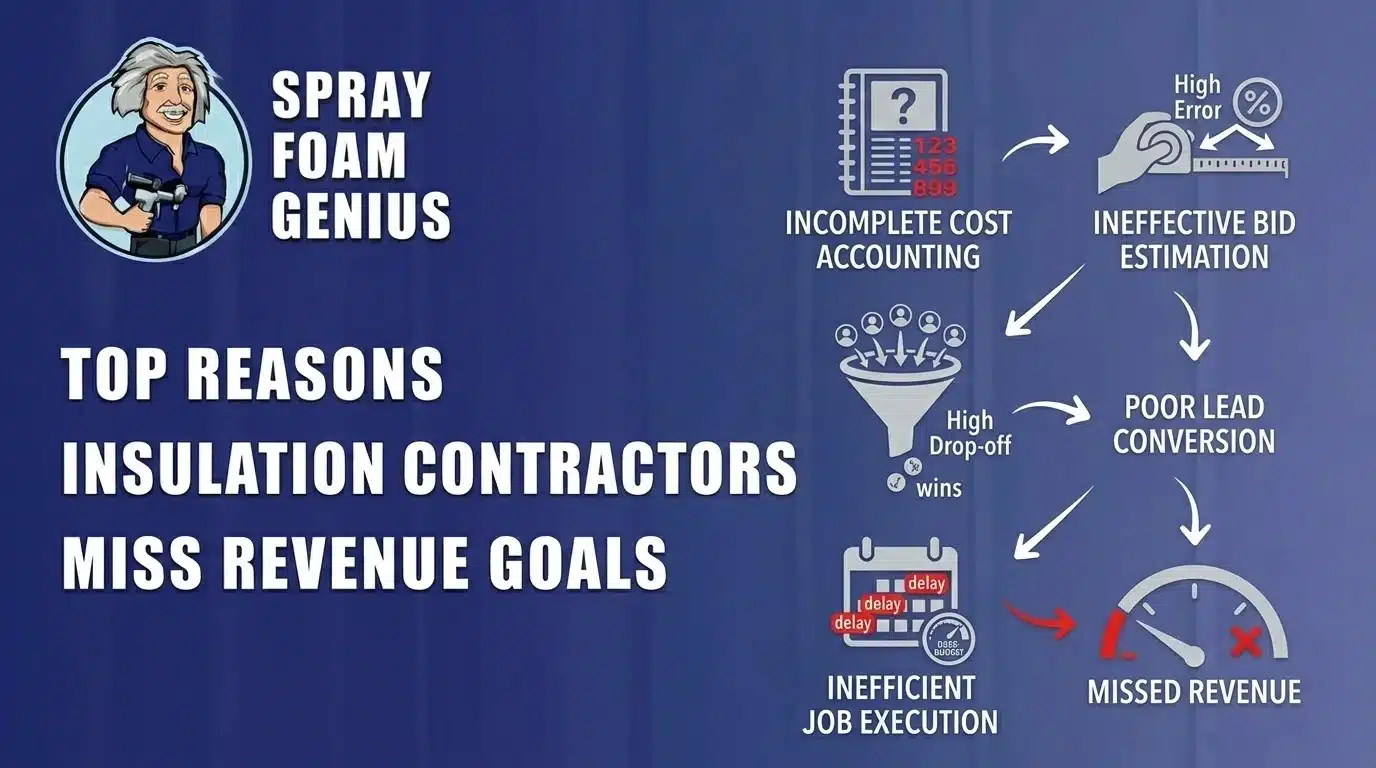 The Biggest Reasons Insulation Contractors Don’t Hit Their Revenue Goals (1) The Biggest Reasons Insulation Contractors Don’t Hit Their Revenue Goals