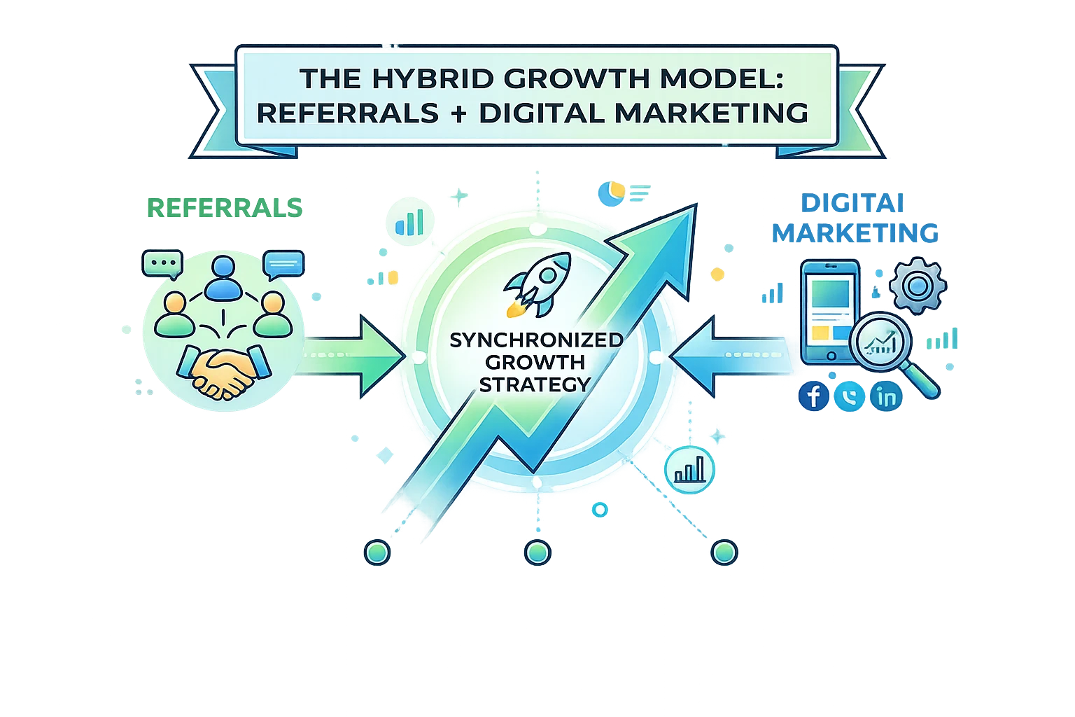 The Hybrid Growth Model Referrals + Digital Marketing