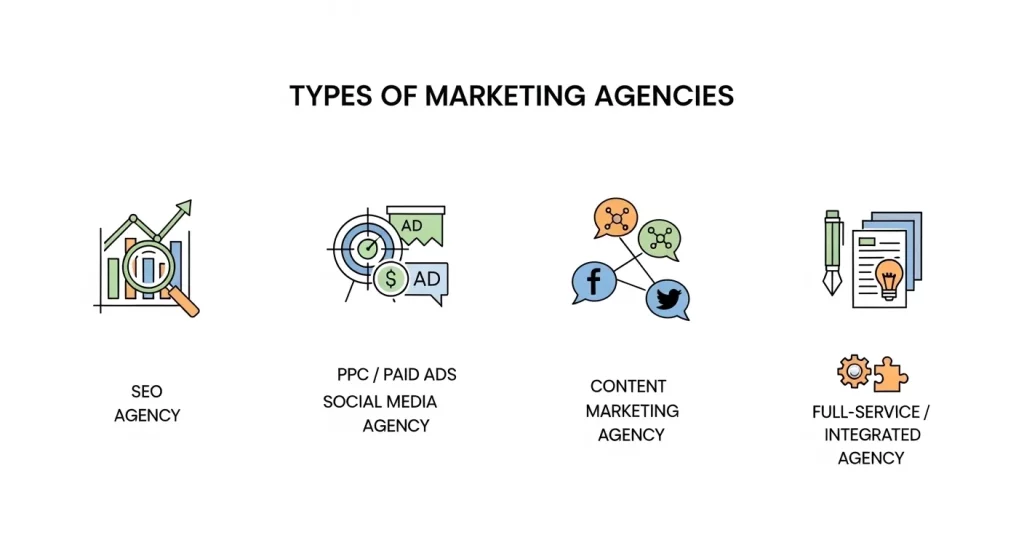 Types of Marketing Agencies