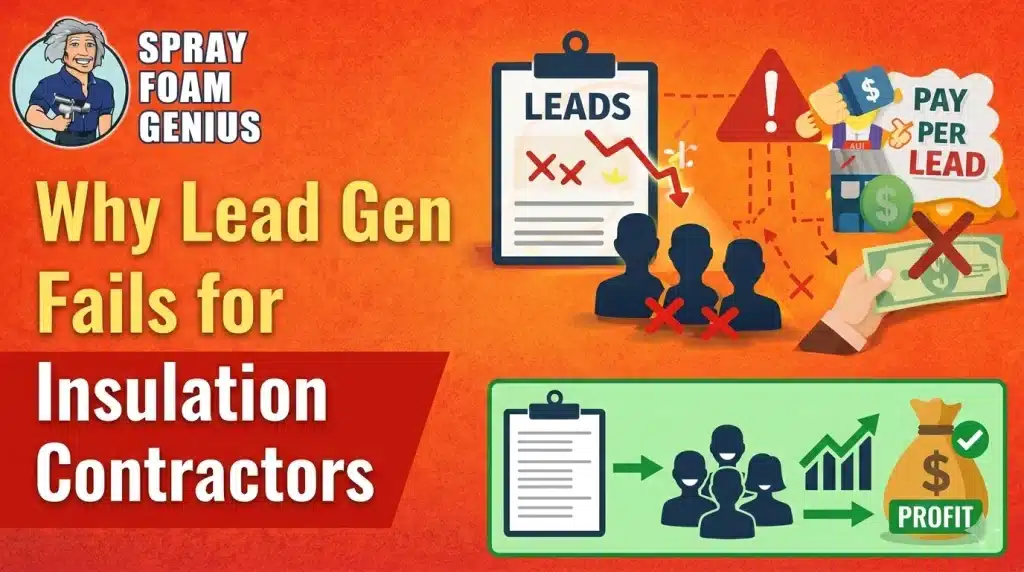 Why Don&rsquo;t Lead Generation Services Work for Insulation Contractors