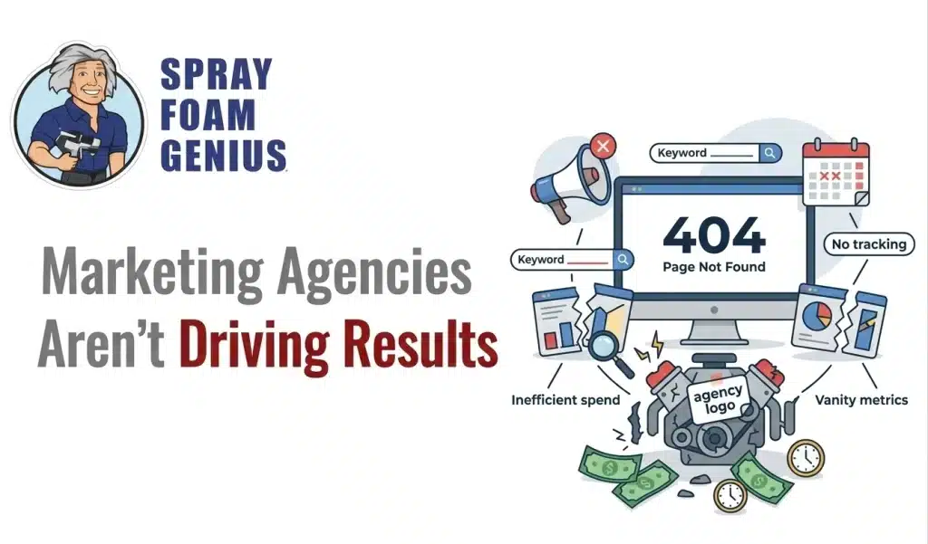 Why Marketing Agencies Don&rsquo;t Deliver Results for Insulation Contractors