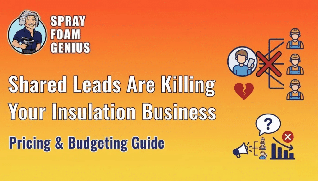 Why Shared Leads Are Killing Your Insulation Business (And What to Do About It)