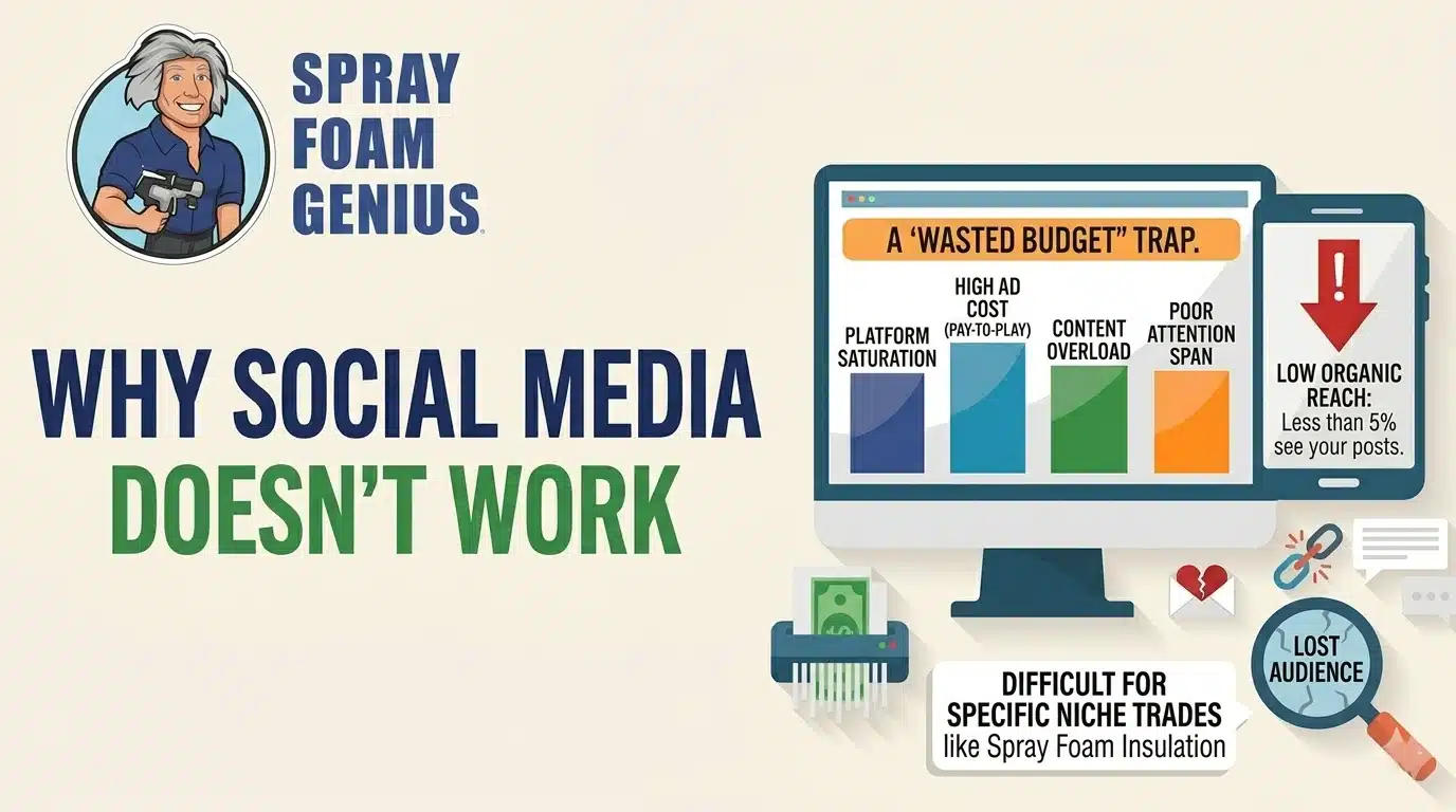 Why Social Media Doesn't Work for Most Insulation Companies (And What Does)
