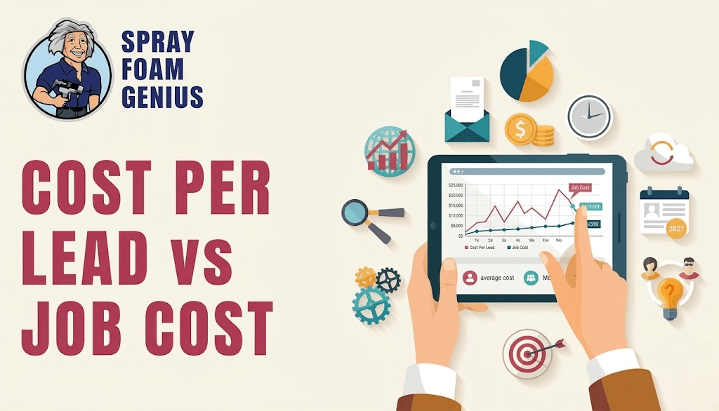 Cost Per Lead vs Cost Per Job: What Insulation Contractors Should Actually Be Tracking