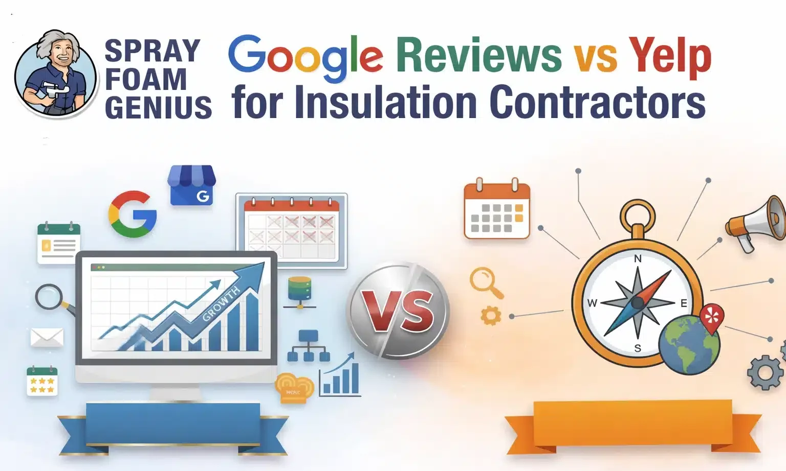 Google Reviews vs Yelp for Insulation Contractors Where Should You Focus