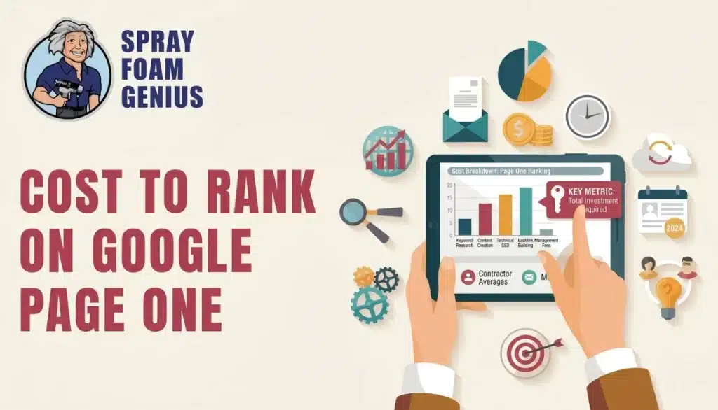 How Much Does It Cost to Rank a Spray Foam Blog on Page One of Google