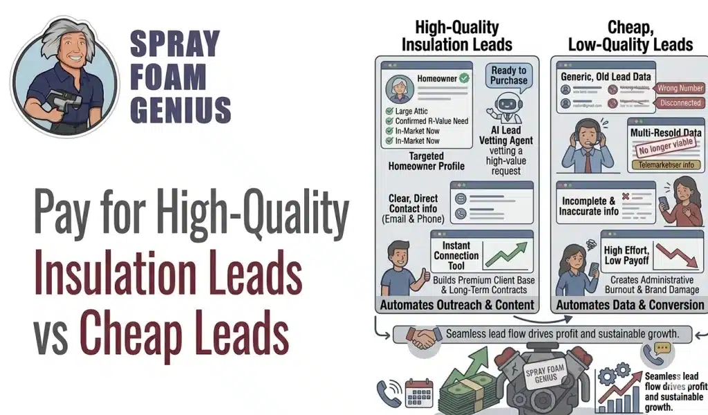 How Much Should You Pay for High-Quality Insulation Leads vs Cheap Leads