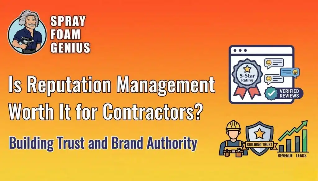 Is Reputation Management Worth Paying For If You're a Small Insulation Contractor